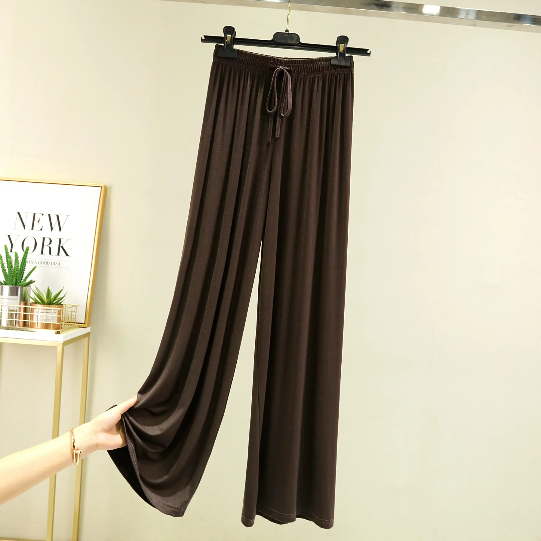 Women's Modal Slimming High Waist Pants Multi Color