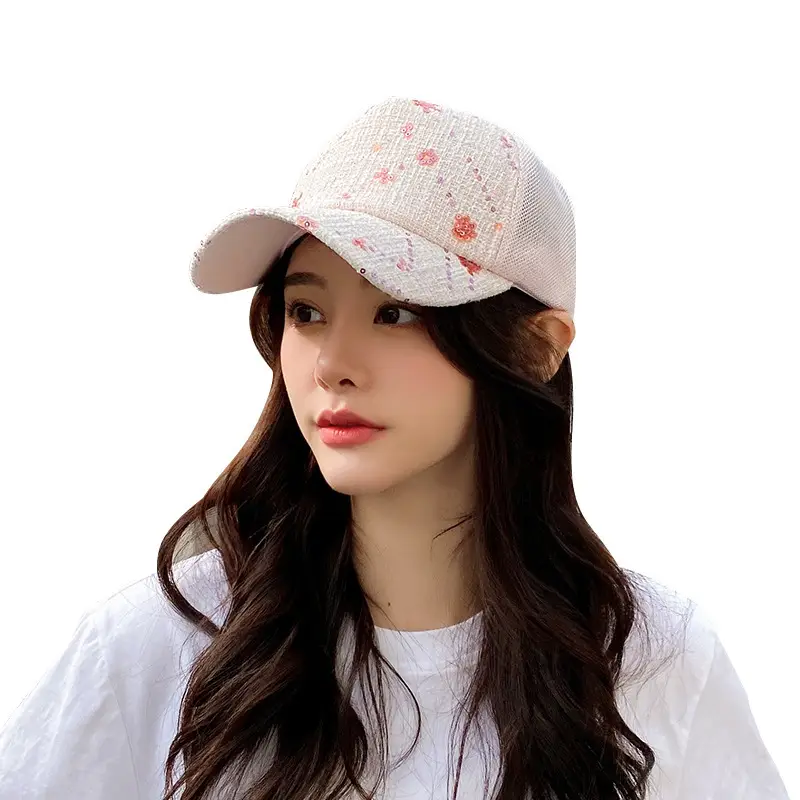 New Summer Women's Sequins Korean Style Cap - Image 10