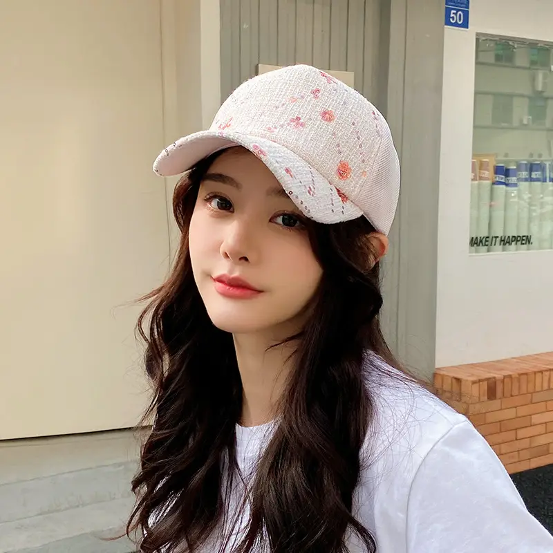 New Summer Women's Sequins Korean Style Cap - Image 4