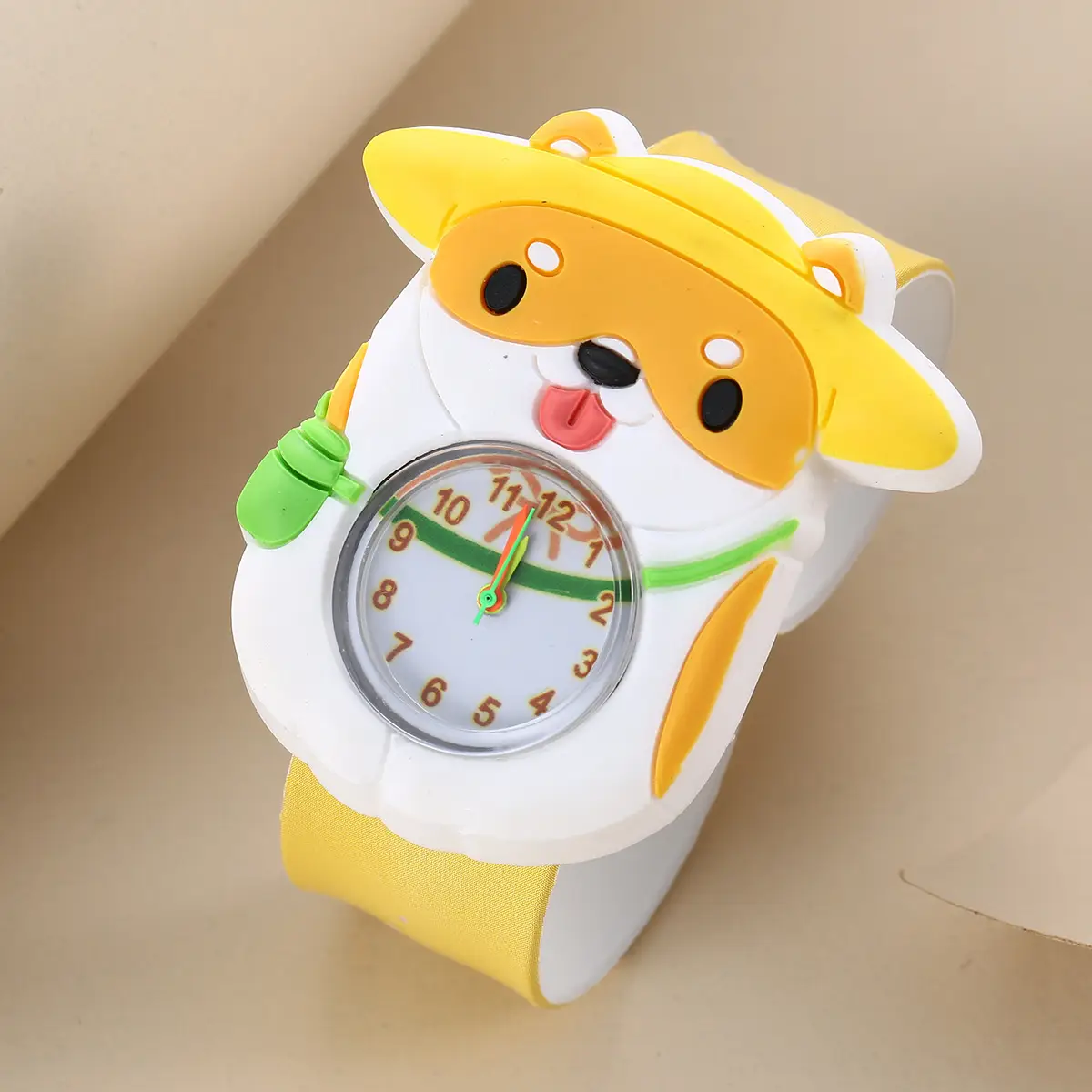 Children's Cartoon Quartz Watch Yellow Pat Pat Design — feature 15