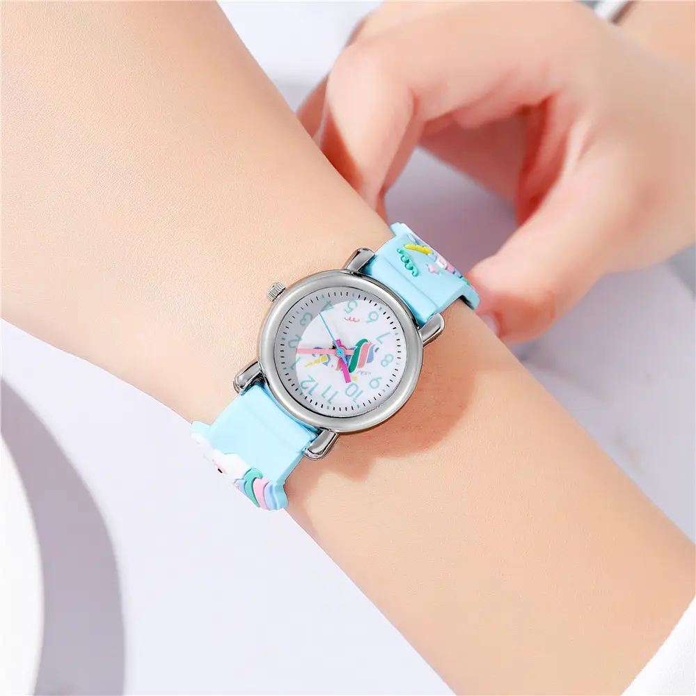 Children's Cartoon Quartz Watch Yellow Pat Pat Design