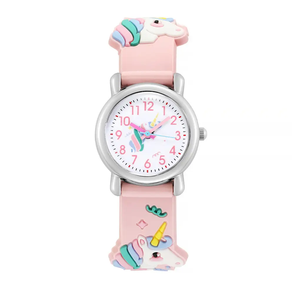 Children's Cartoon Quartz Watch Yellow Pat Pat Design