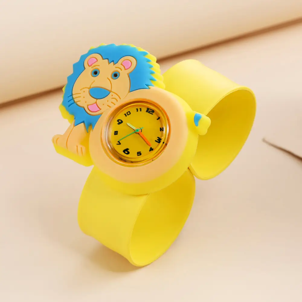 Children's Cartoon Quartz Watch Yellow Pat Pat Design