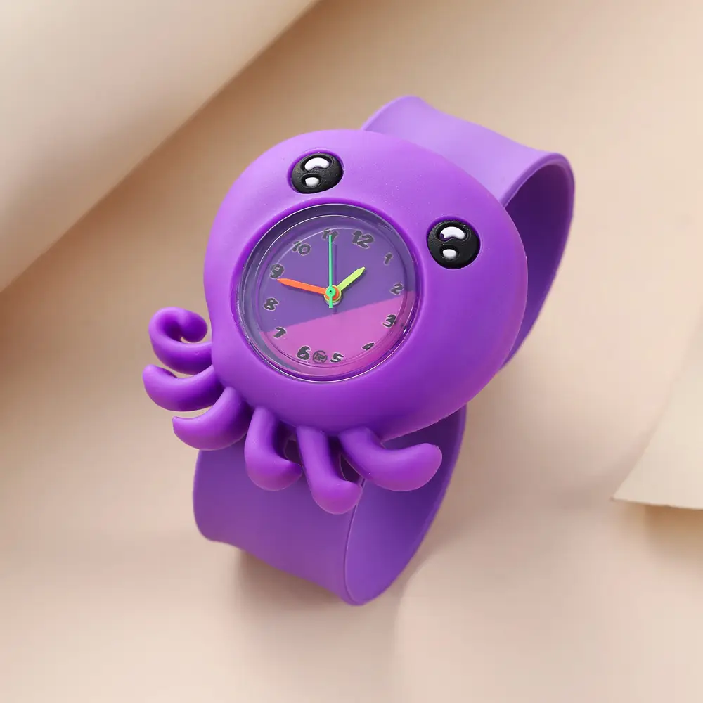 Children's Cartoon Quartz Watch Yellow Pat Pat Design