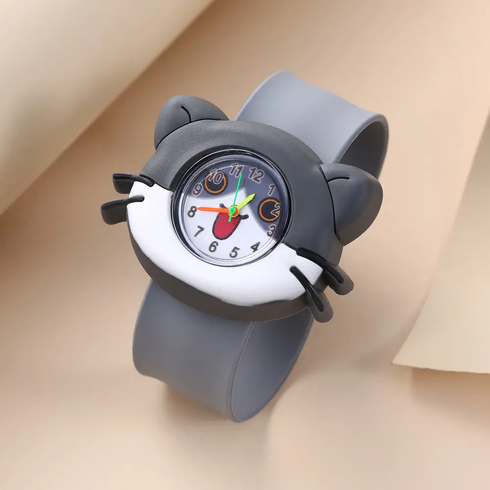Children's Cartoon Quartz Watch Yellow Pat Pat Design