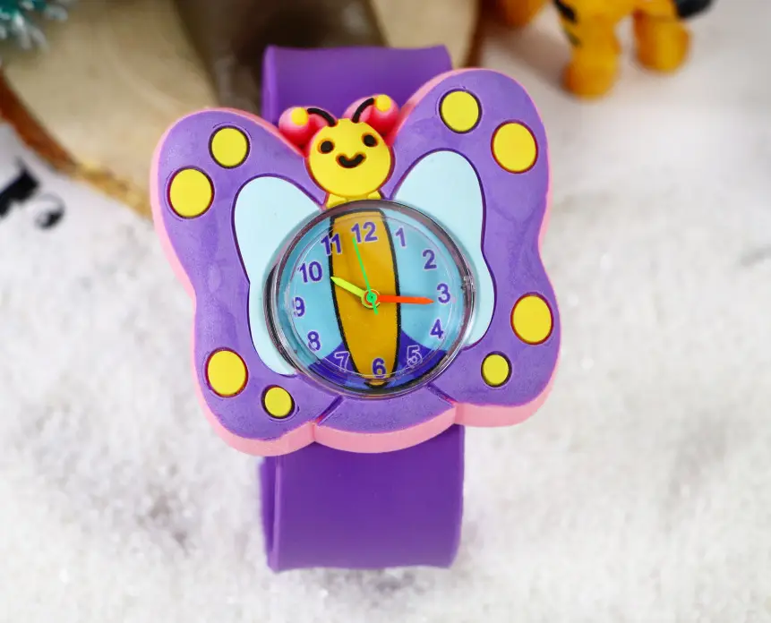 Children's Cartoon Quartz Watch Yellow Pat Pat Design