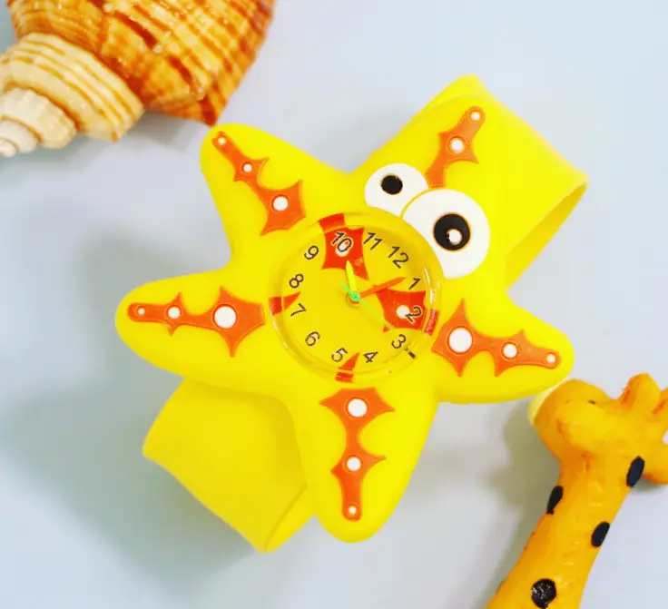 Children's Cartoon Quartz Watch Yellow Pat Pat Design
