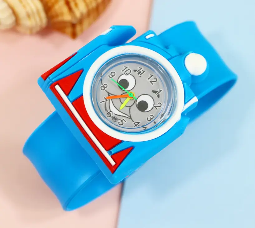 Children's Cartoon Quartz Watch Yellow Pat Pat Design