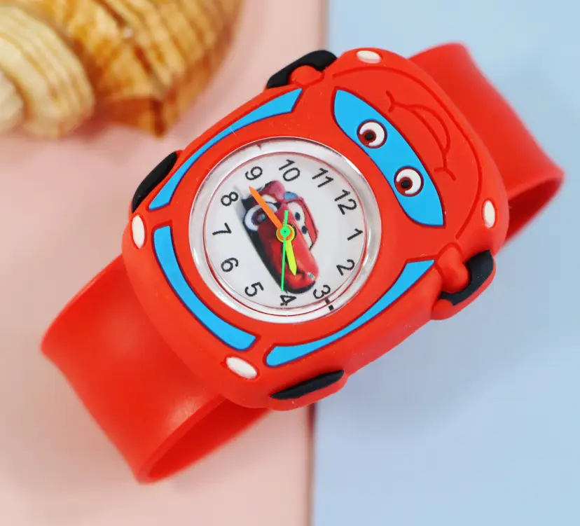 Children's Cartoon Quartz Watch Yellow Pat Pat Design