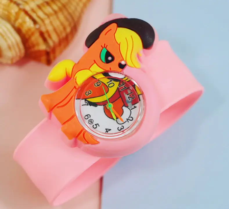 Children's Cartoon Quartz Watch Yellow Pat Pat Design