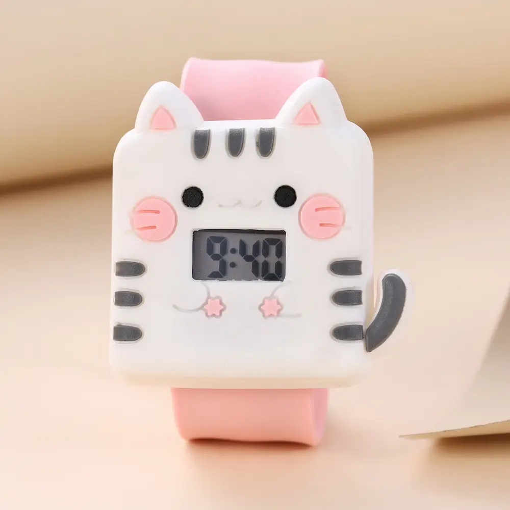 Children's Cartoon Quartz Watch Yellow Pat Pat Design