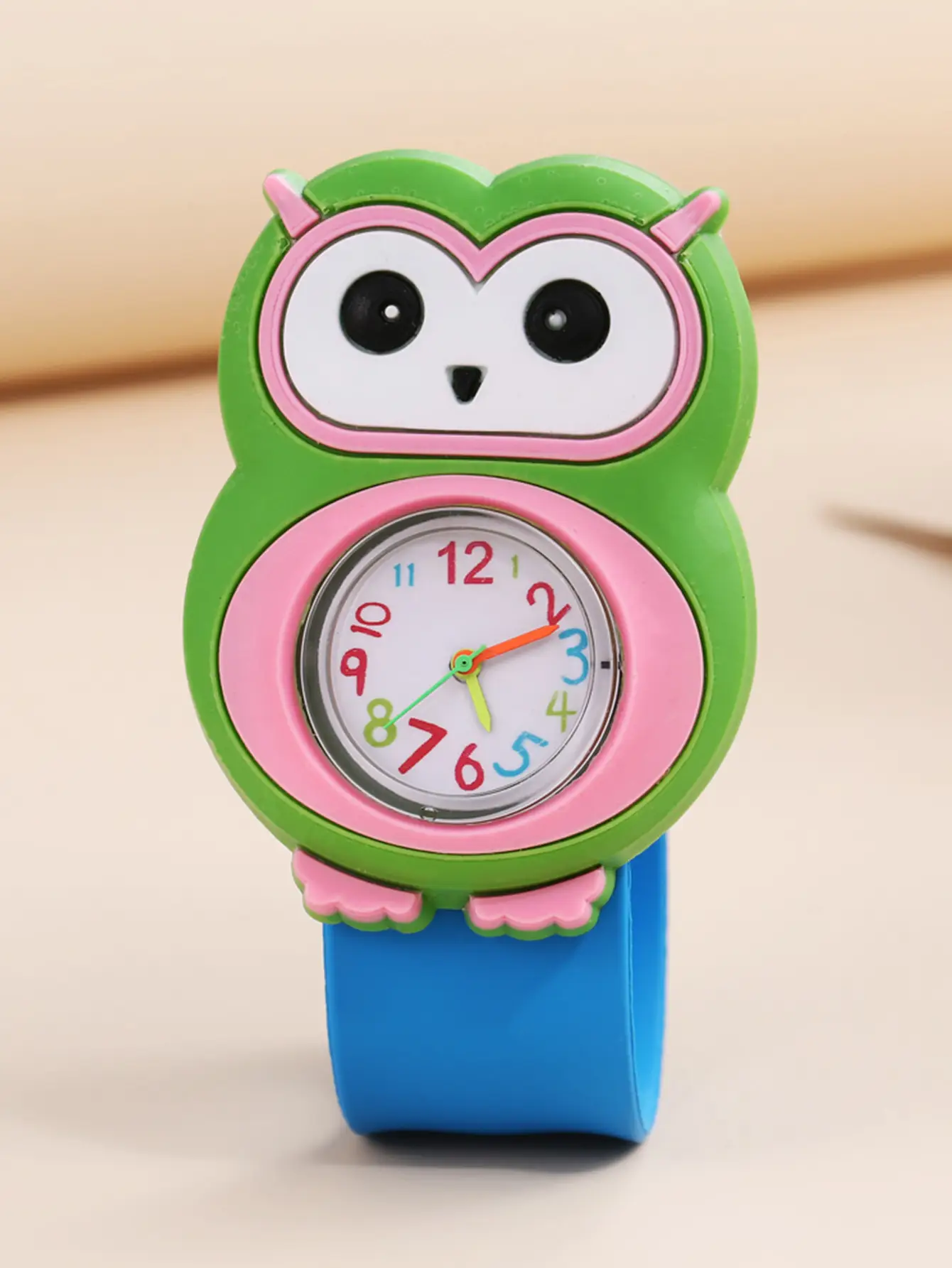 Children's Cartoon Quartz Watch Yellow Pat Pat Design