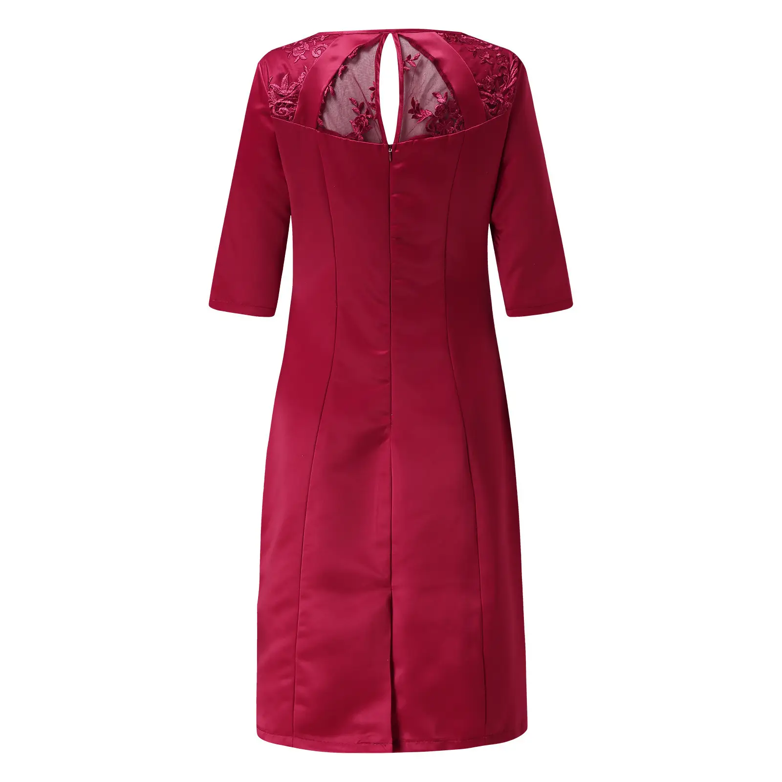 2022 Fake Lace Two-Piece Fat Girl Dress Large Size — feature 23