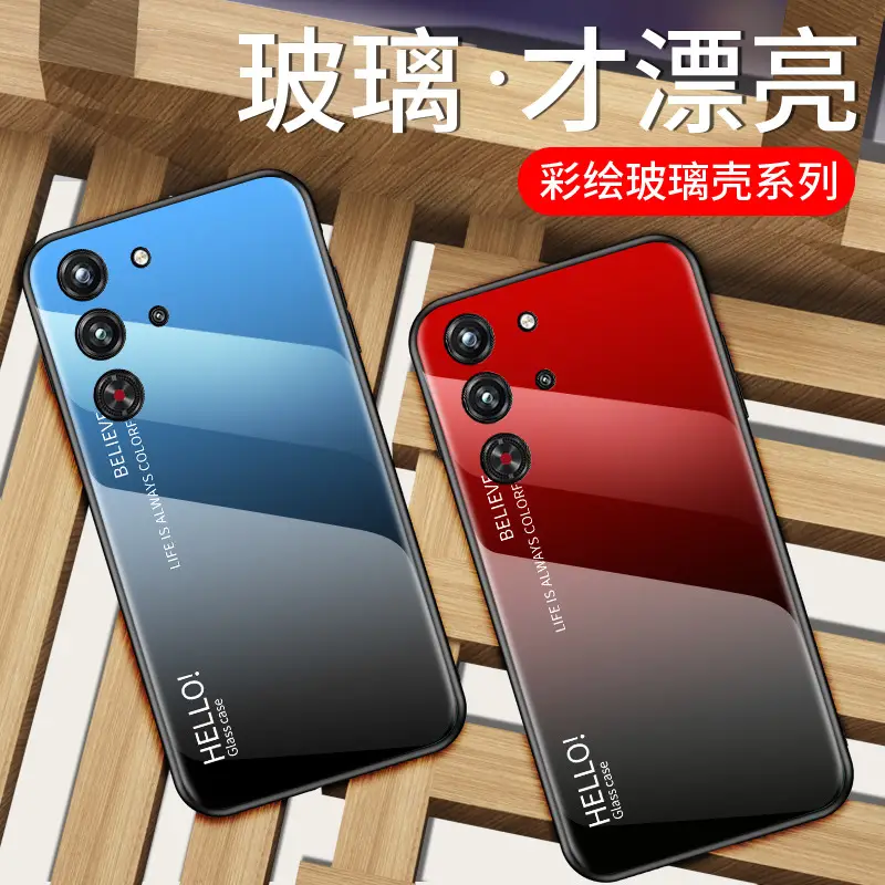 Helioi 10 Pro Gradient Painted Glass Phone Case - Image 13