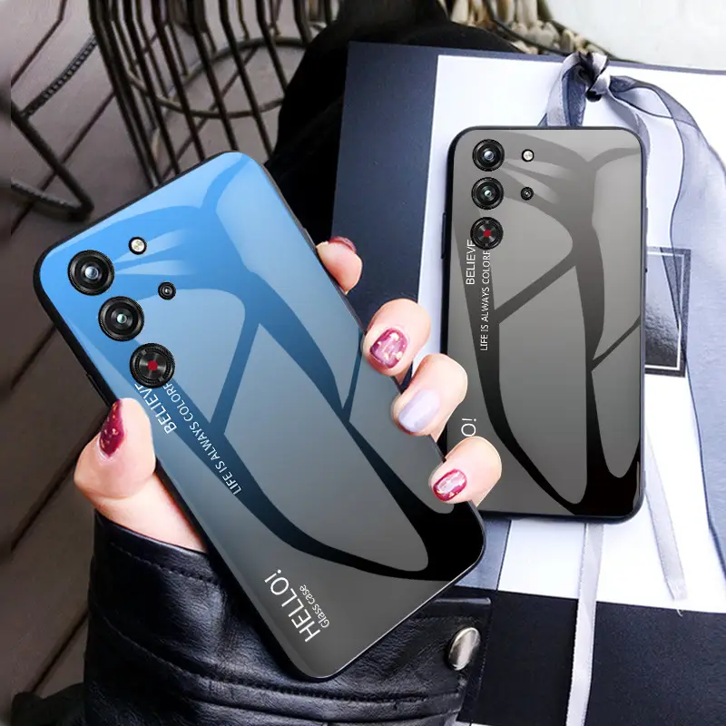 Helioi 10 Pro Gradient Painted Glass Phone Case - Image 15