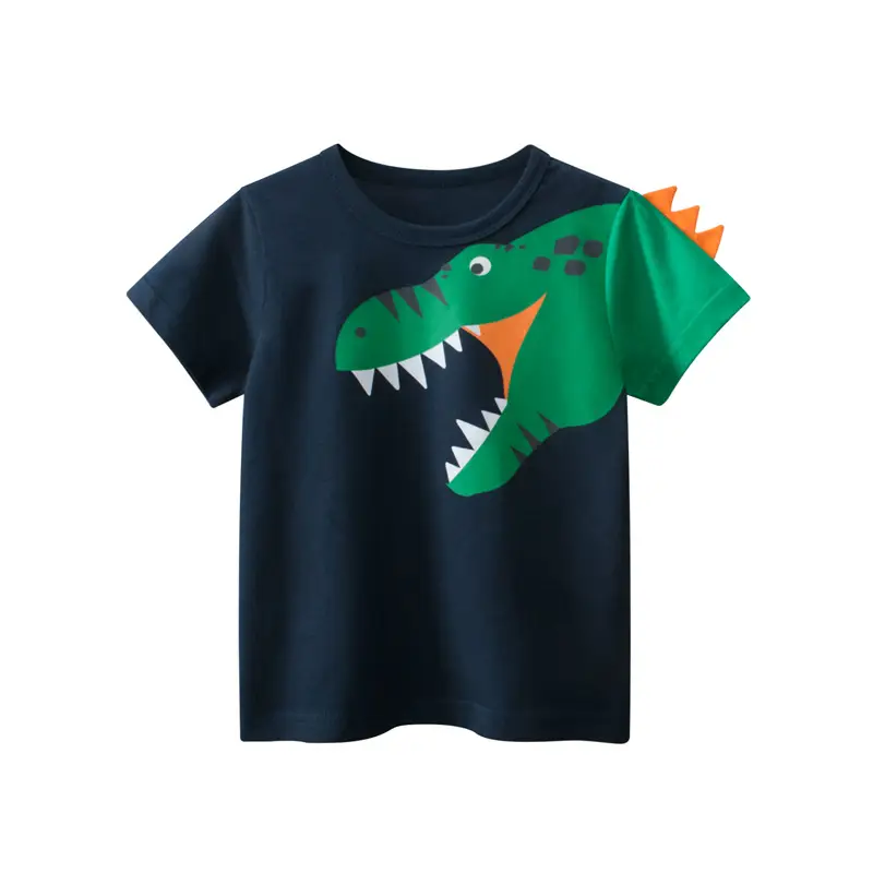 Green Short Sleeve T-Shirt for Boys Summer Wear