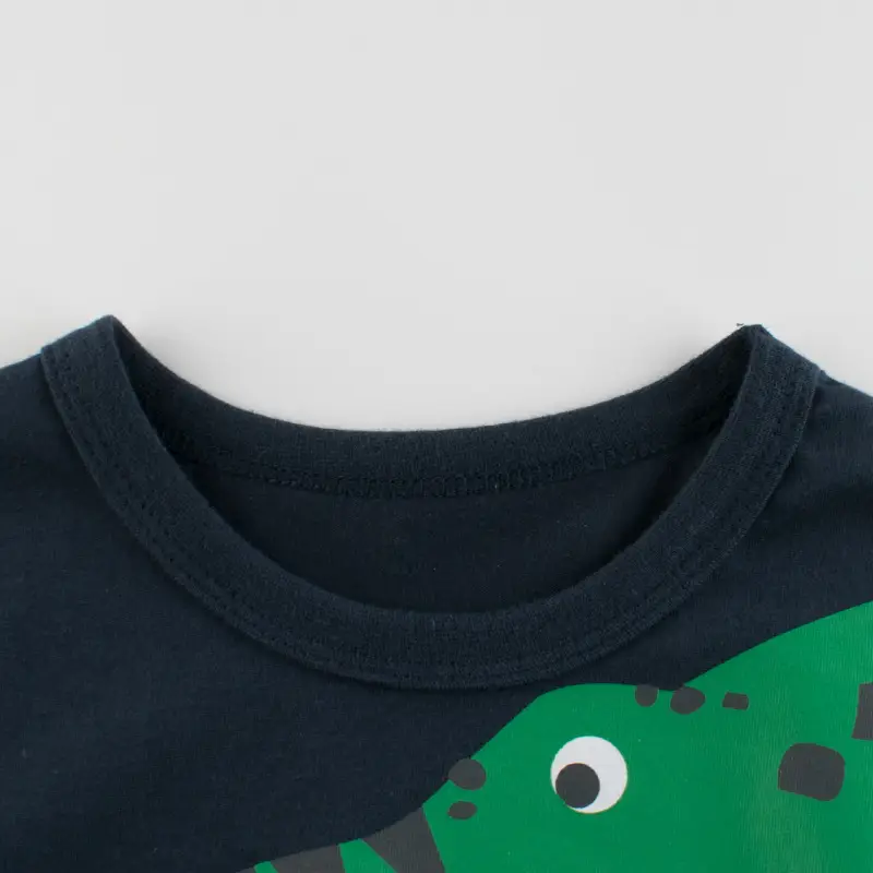 Green Short Sleeve T-Shirt for Boys Summer Wear