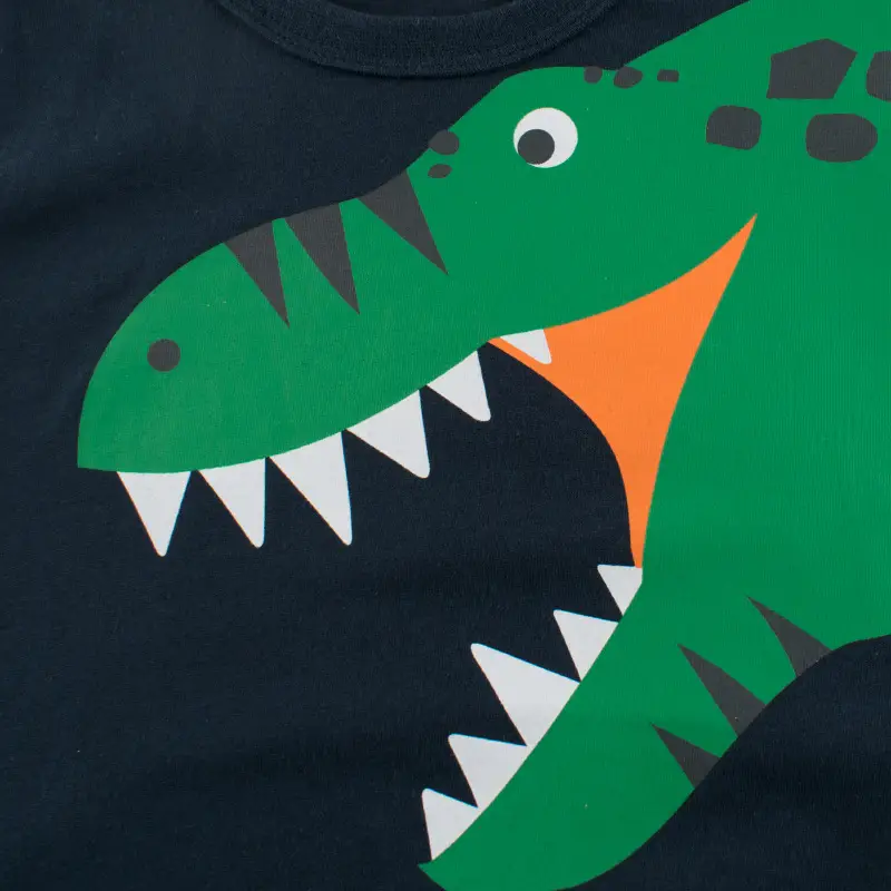 Green Short Sleeve T-Shirt for Boys Summer Wear