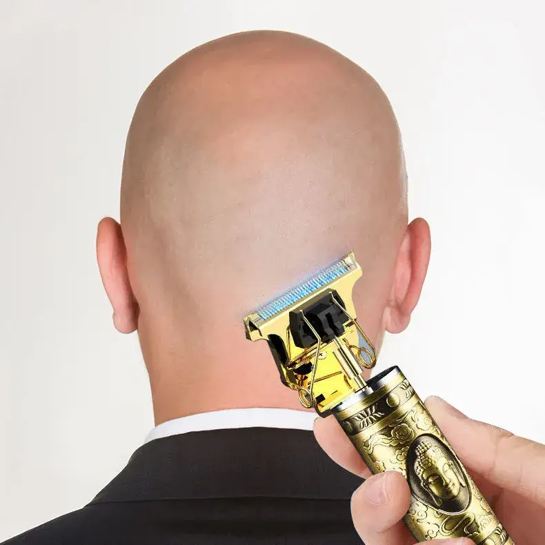 Rechargeable Bald Hair Clipper T9 Shaver with Diamond Blade