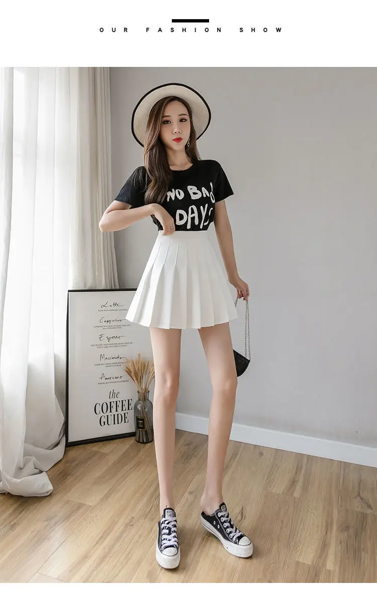 Women's Anti-Light A-Line Pleated Skirts Autumn Collection — feature 14