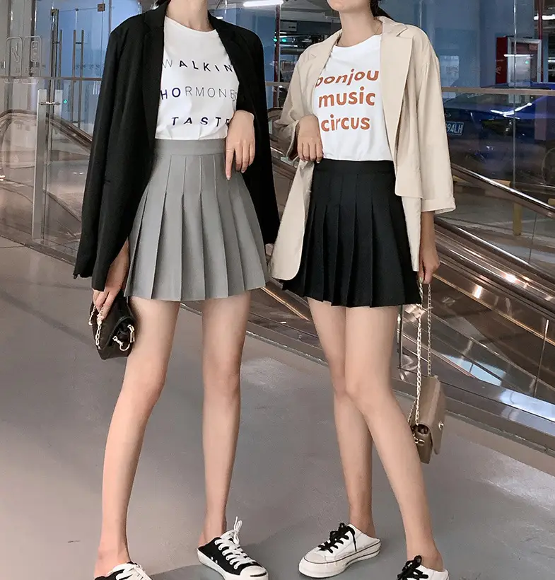 Women's Anti-Light A-Line Pleated Skirts Autumn Collection — feature 17