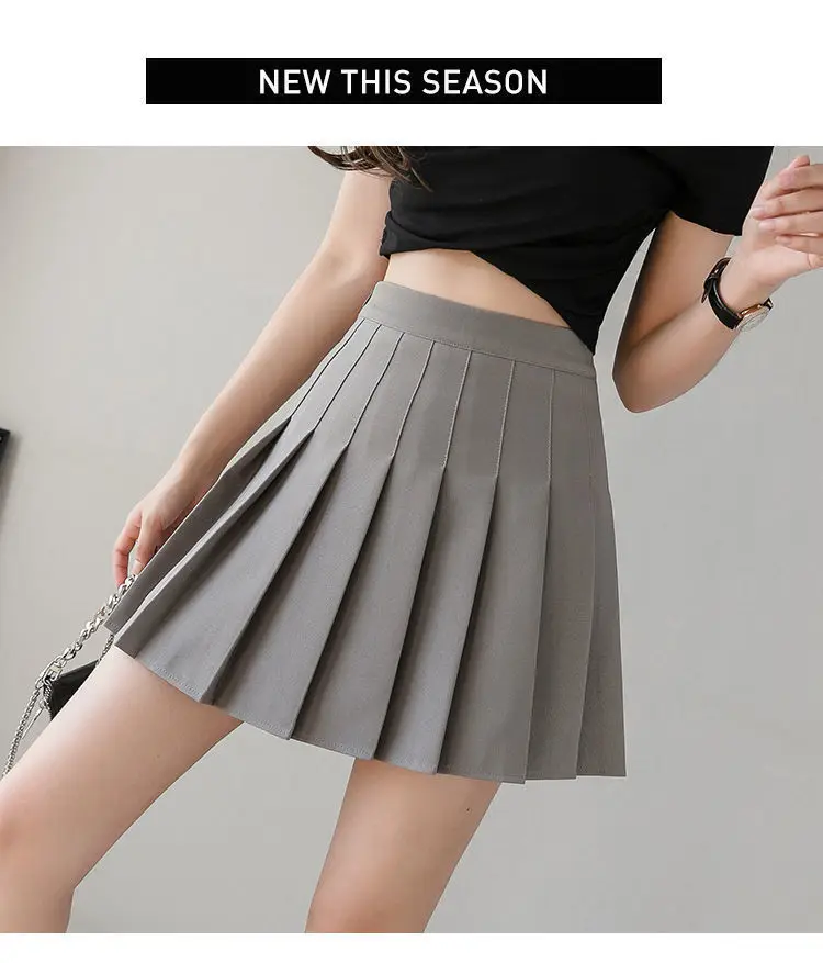 Women's Anti-Light A-Line Pleated Skirts Autumn Collection — feature 19