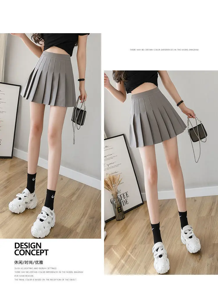 Women's Anti-Light A-Line Pleated Skirts Autumn Collection — feature 20