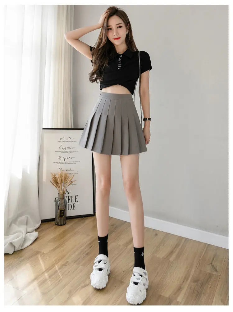 Women's Anti-Light A-Line Pleated Skirts Autumn Collection — feature 23