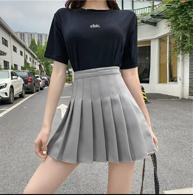 Women's Anti-Light A-Line Pleated Skirts Autumn Collection — feature 6