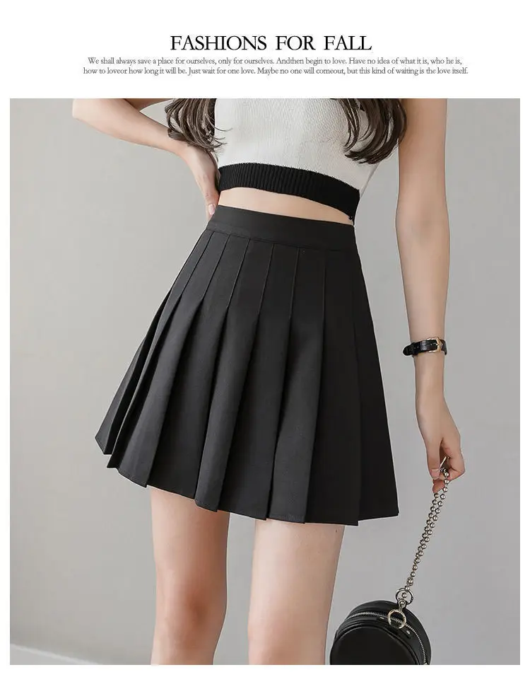 Women's Anti-Light A-Line Pleated Skirts Autumn Collection — feature 8