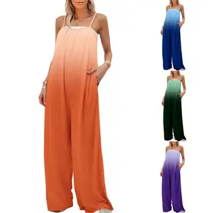 2025 Summer Loose Sleeveless High Waist Jumpsuit Large — feature 11