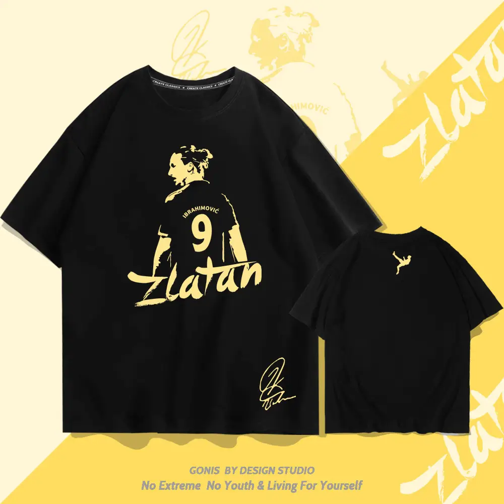 Zlatan T-Shirt Set for Boys Summer Cotton Loose Fit - Image 6