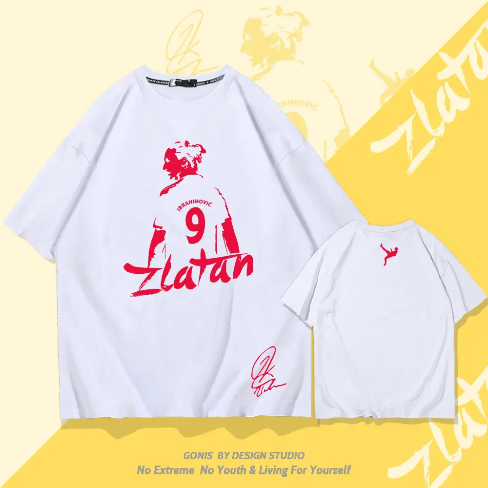 Zlatan T-Shirt Set for Boys Summer Cotton Loose Fit - Image 7
