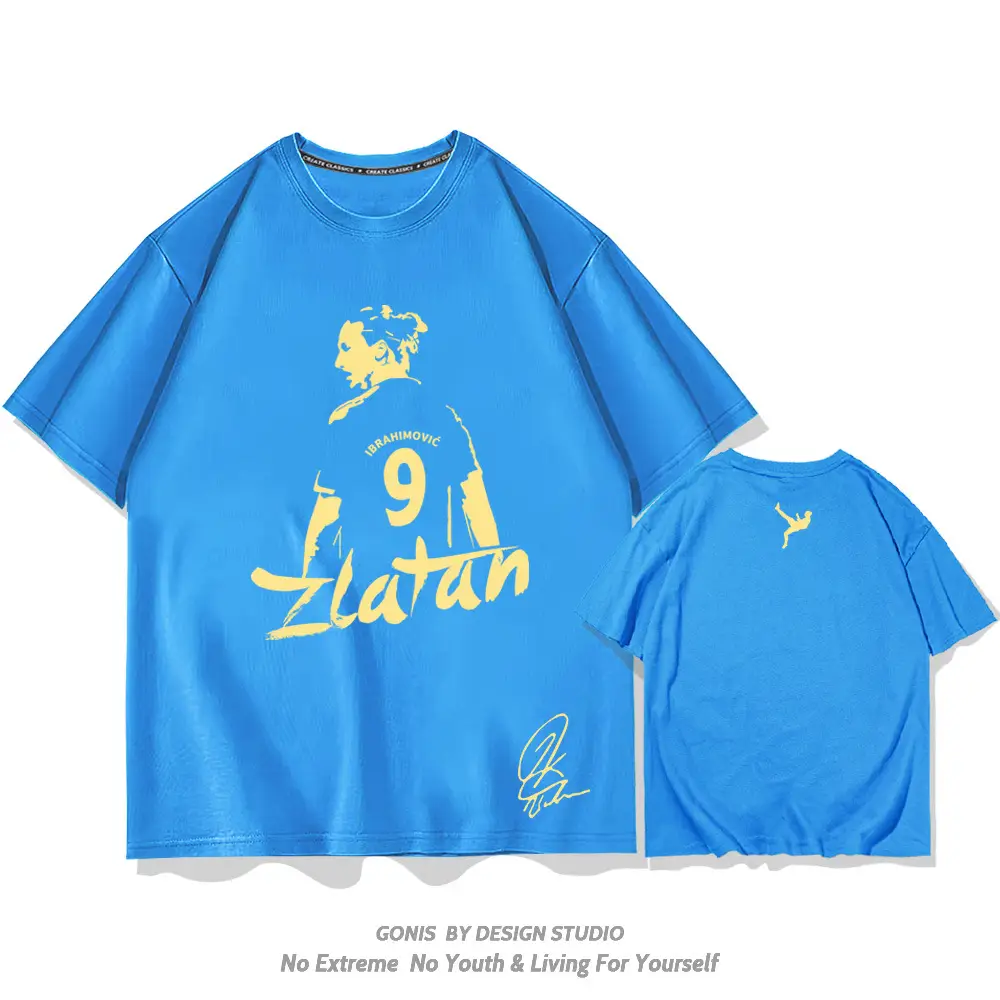 Zlatan T-Shirt Set for Boys Summer Cotton Loose Fit - Image 4