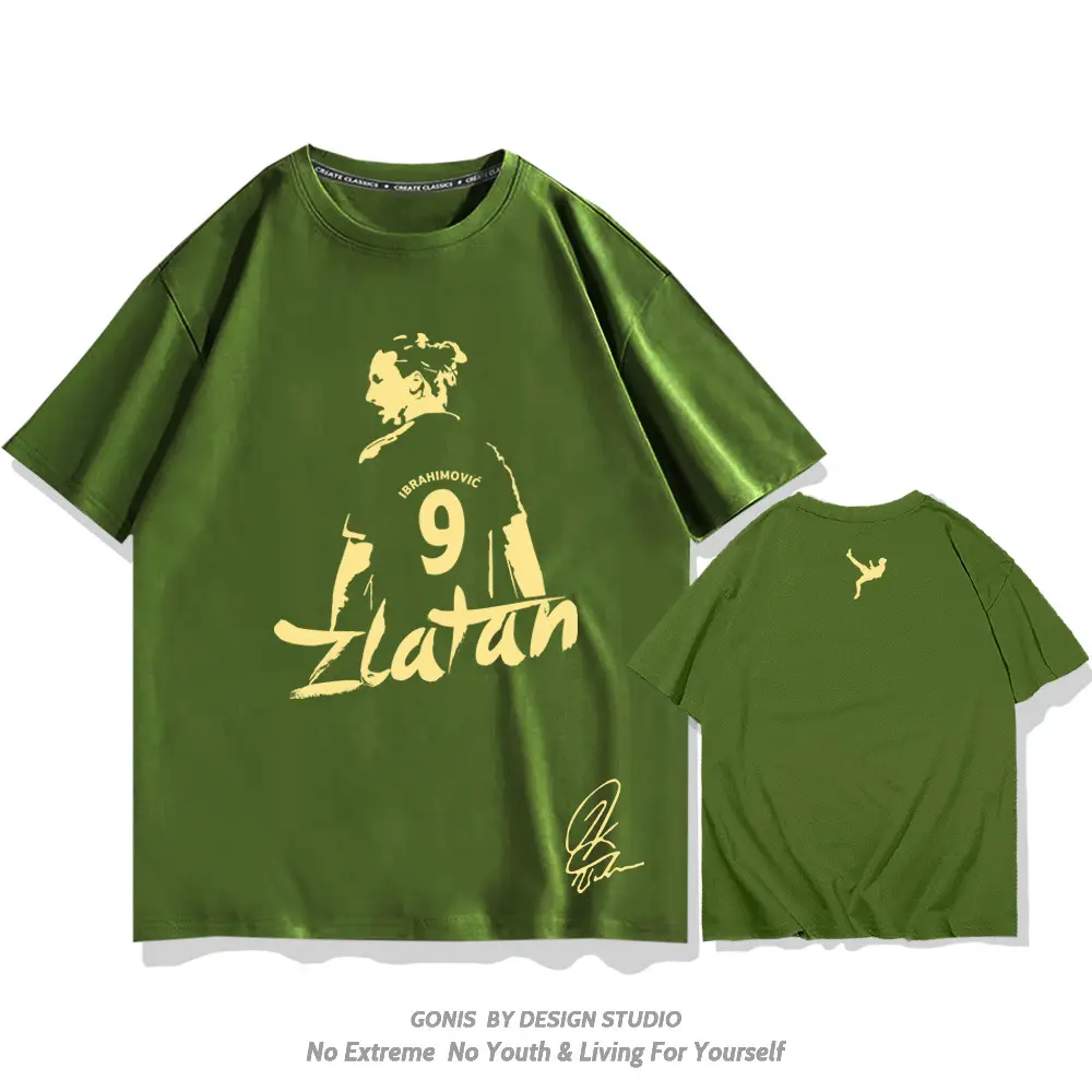 Zlatan T-Shirt Set for Boys Summer Cotton Loose Fit - Image 5