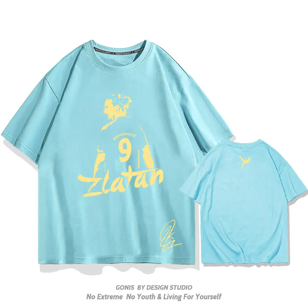 Zlatan T-Shirt Set for Boys Summer Cotton Loose Fit - Image 8