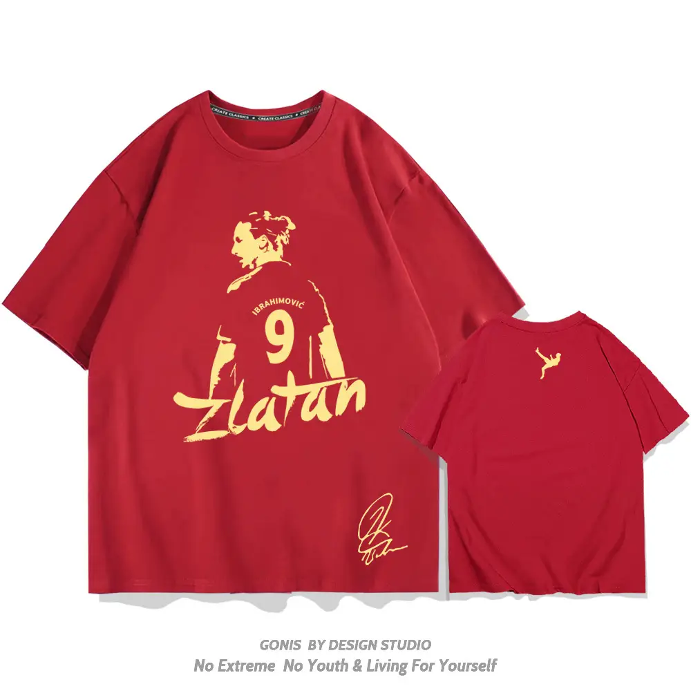Zlatan T-Shirt Set for Boys Summer Cotton Loose Fit - Image 3