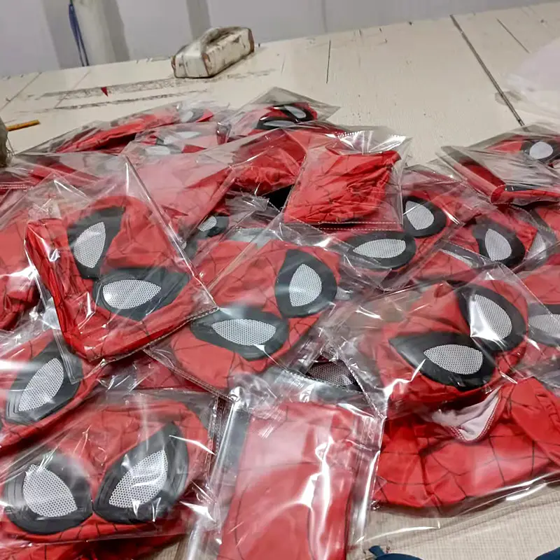 Miles Common Heart Same-style Spider-man Web Red Tight Headgear cos Funny Sand Sculpture Dress-up Mask