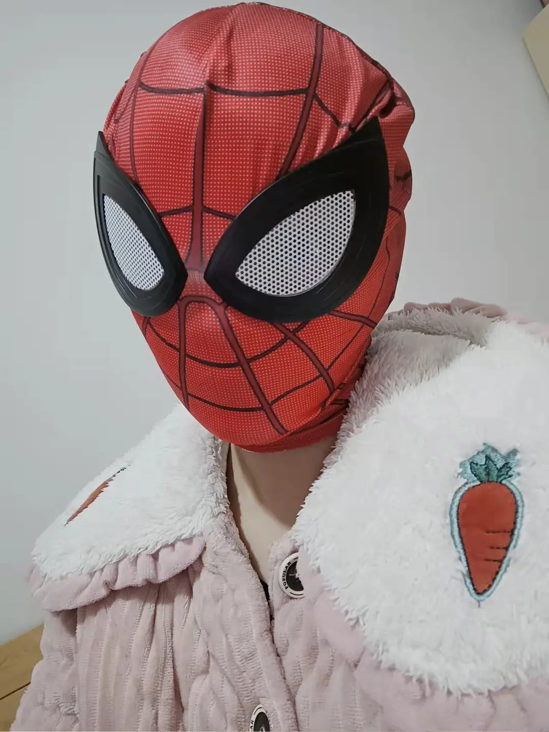 Miles Common Heart Same-style Spider-man Web Red Tight Headgear cos Funny Sand Sculpture Dress-up Mask — feature 10