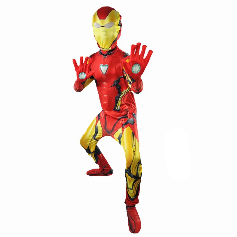 Spider Man Hero Costume Black Red Leotard for Kids