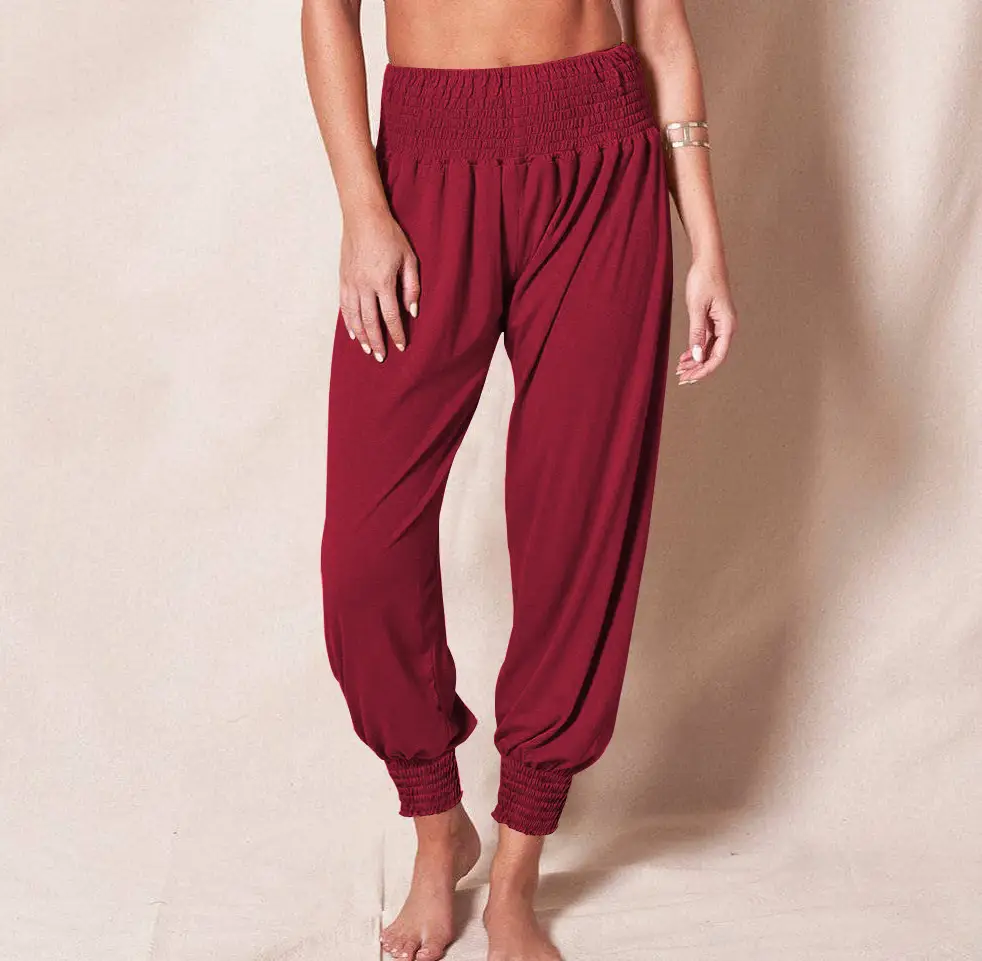 European American Cross Border New Harem Pants Solid Color - Image 2