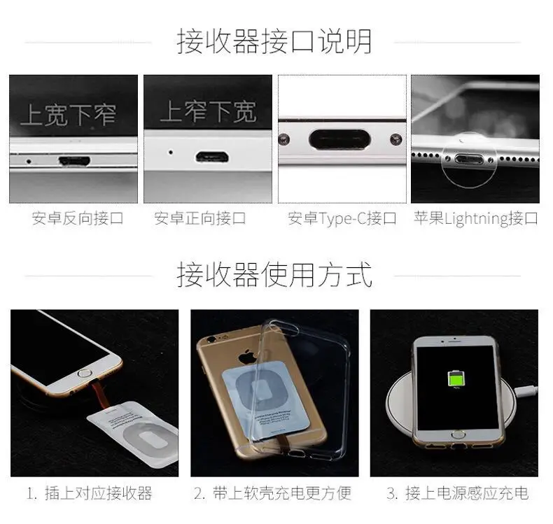 Universal Qi Fast Charging Mobile Phone Charger for Huawei Apple Android — feature 3
