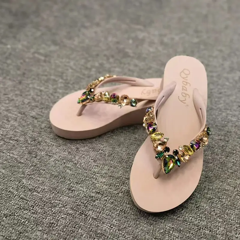 Women's Rhinestone Wedge Sandals 2022 Summer