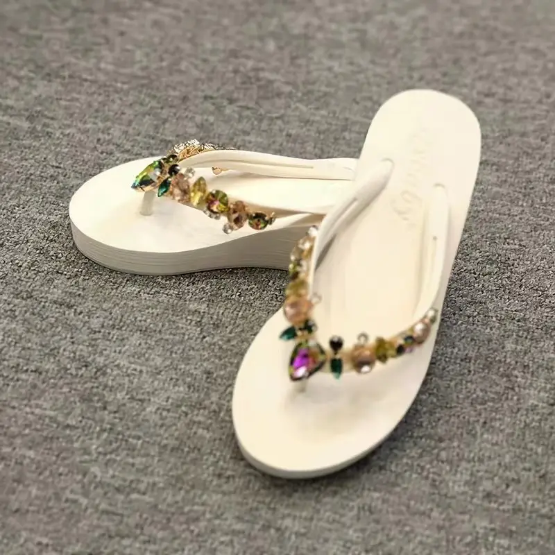 Women's Rhinestone Wedge Sandals 2022 Summer