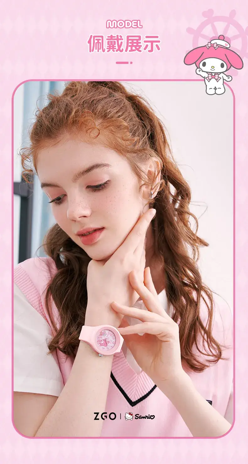 Sanrio My Melody Watch for Girls Pink Quartz — feature 11