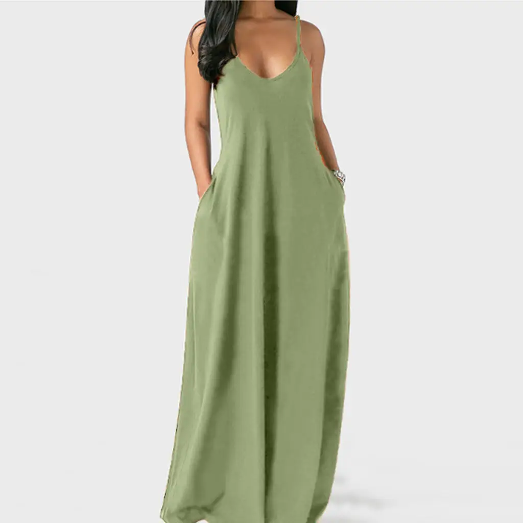 2021 Summer Women's Long Slimming Corridor Dress - Image 14