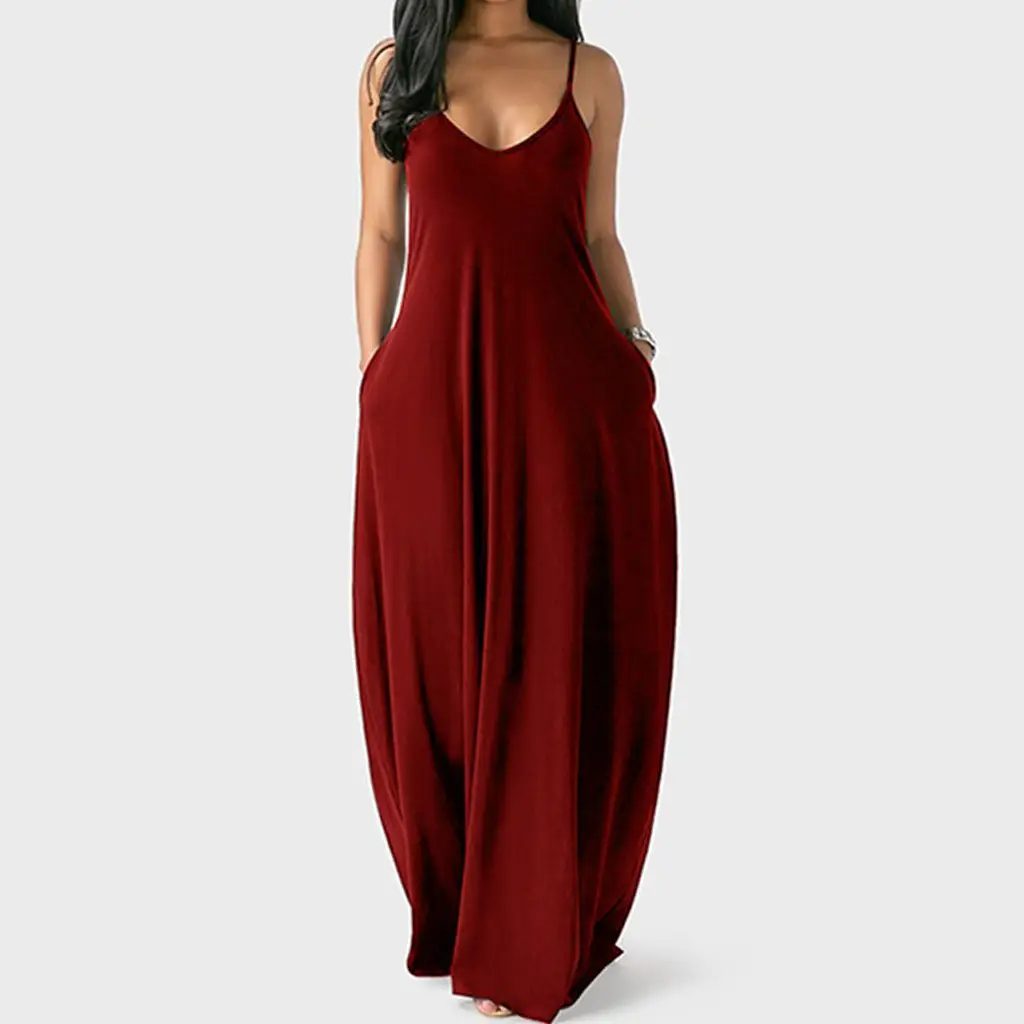 2021 Summer Women's Long Slimming Corridor Dress - Image 3