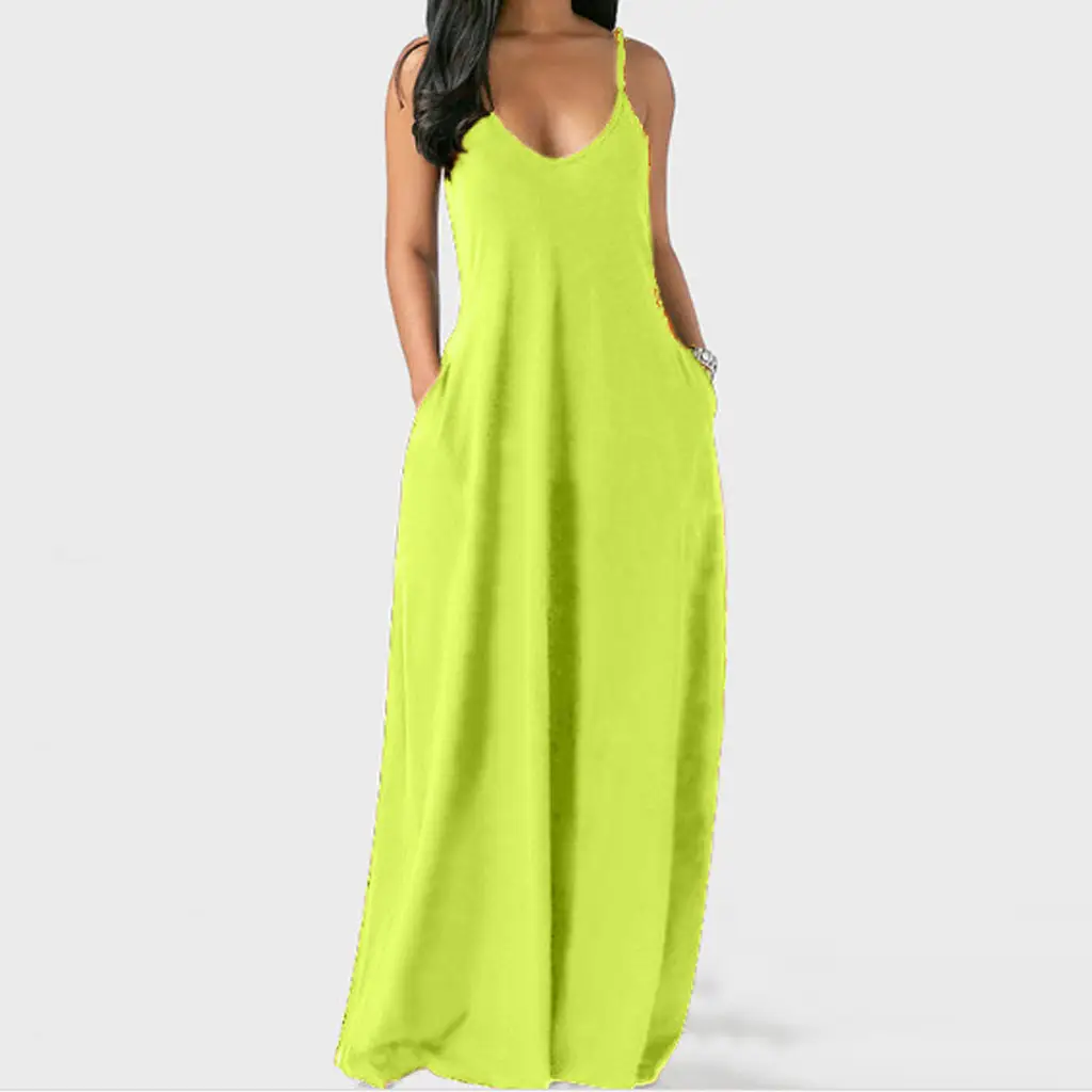 2021 Summer Women's Long Slimming Corridor Dress - Image 8