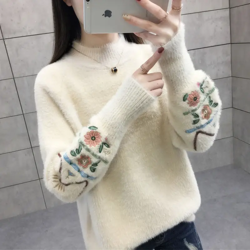 Women's Blue Knit Sleeveless Vest 2023 Spring - Image 6