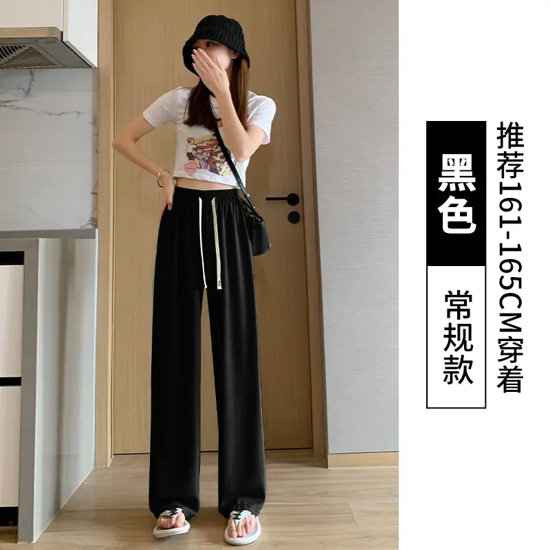 Purple Long-Tear White Loose Women's Pants - Image 16